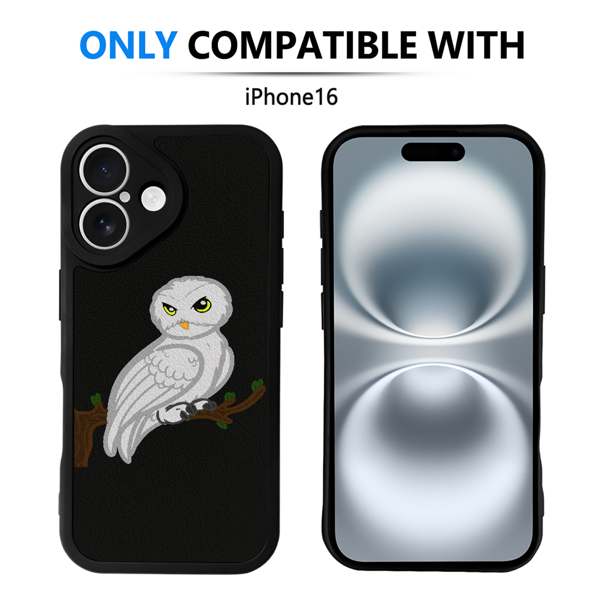 （画像用） Harry Potter ハリー・ポッターシリーズ 【iPhone 16シリーズ対応】シリコンスマホケース（レザー調） 材質：シリコン